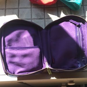 Tarte makeup bag with six makeup products